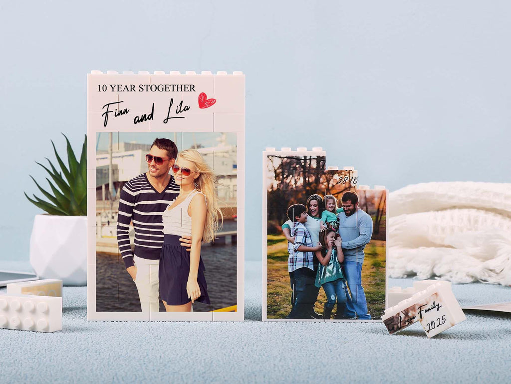 Personalized Photo Bricks Puzzle_ Custom Gift for Couples,boyfriend,anniversary,couple,him,her
