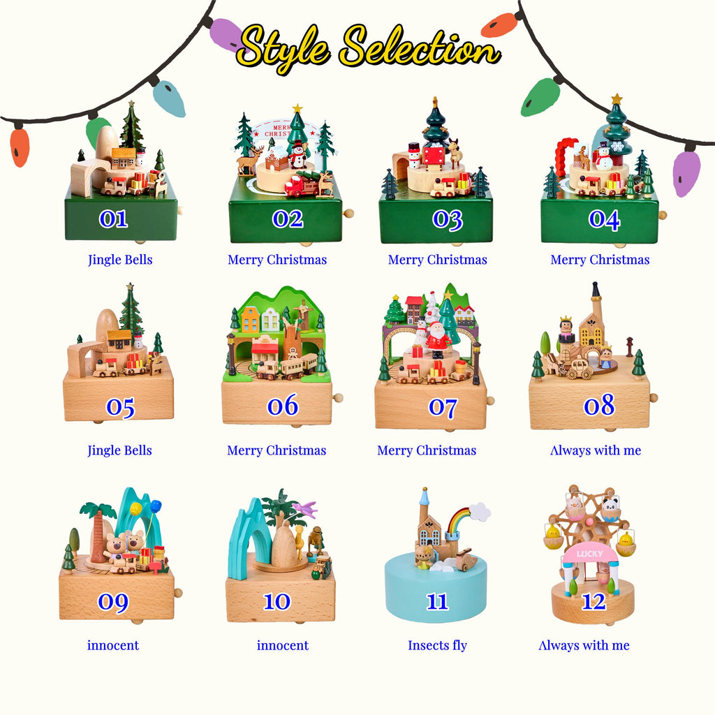 Personalised Wooden Music Box，music Box for Kids，engraved Name Music Box, Baby Shower Gift,nursery Decor, Gift for Kid, Newborn Gift