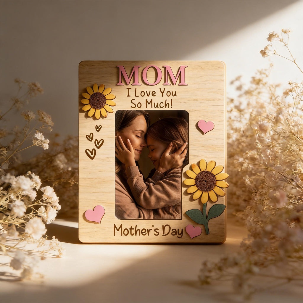I Love You Photo Magnet _ Perfect Gift Photo Frame _ Gift for Mom _ Grandma _ Mothers Day Picture Frame _ Fridge Magnet _ Birthday Gifts
