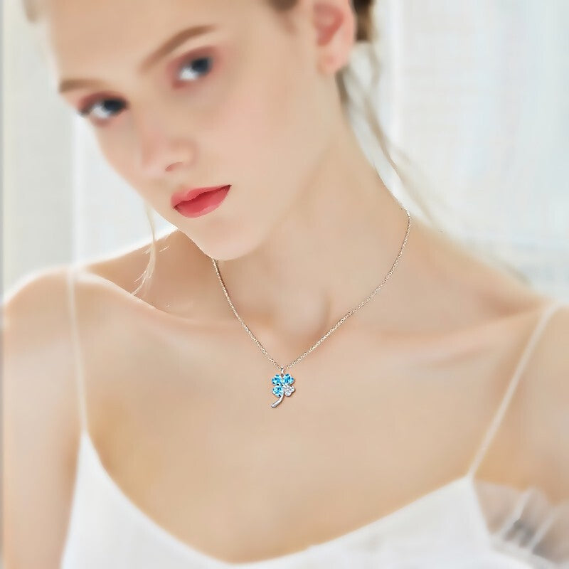 Custom-designed bubble letter necklace, Exquisite lucky charm necklace, Elegant beauty necklace, Personalized jewelry, Gift for women, Christmas gift