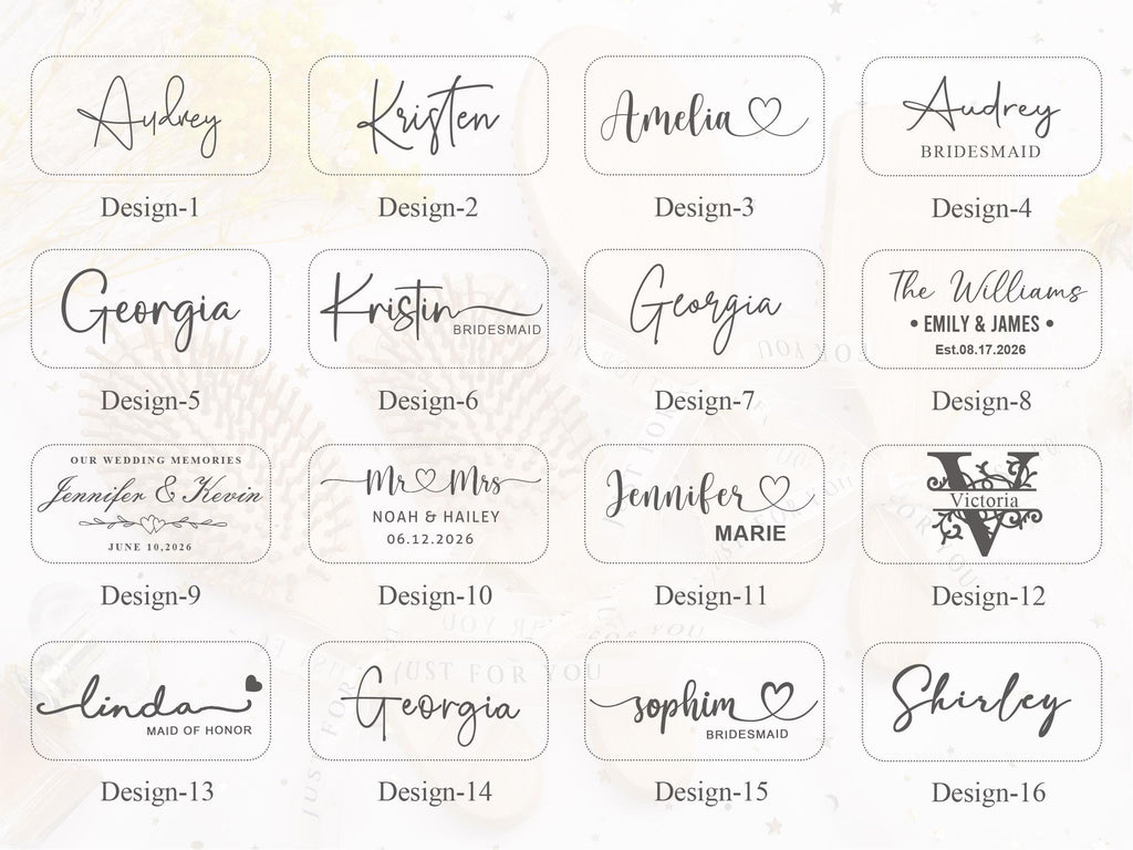 Bridesmaid Name Wood Comb,custom Wedding Party Gift,bridesmaid Hair Comb,engraved Commemorative Combs,bridesmaid Proposal Gifts,anniversary