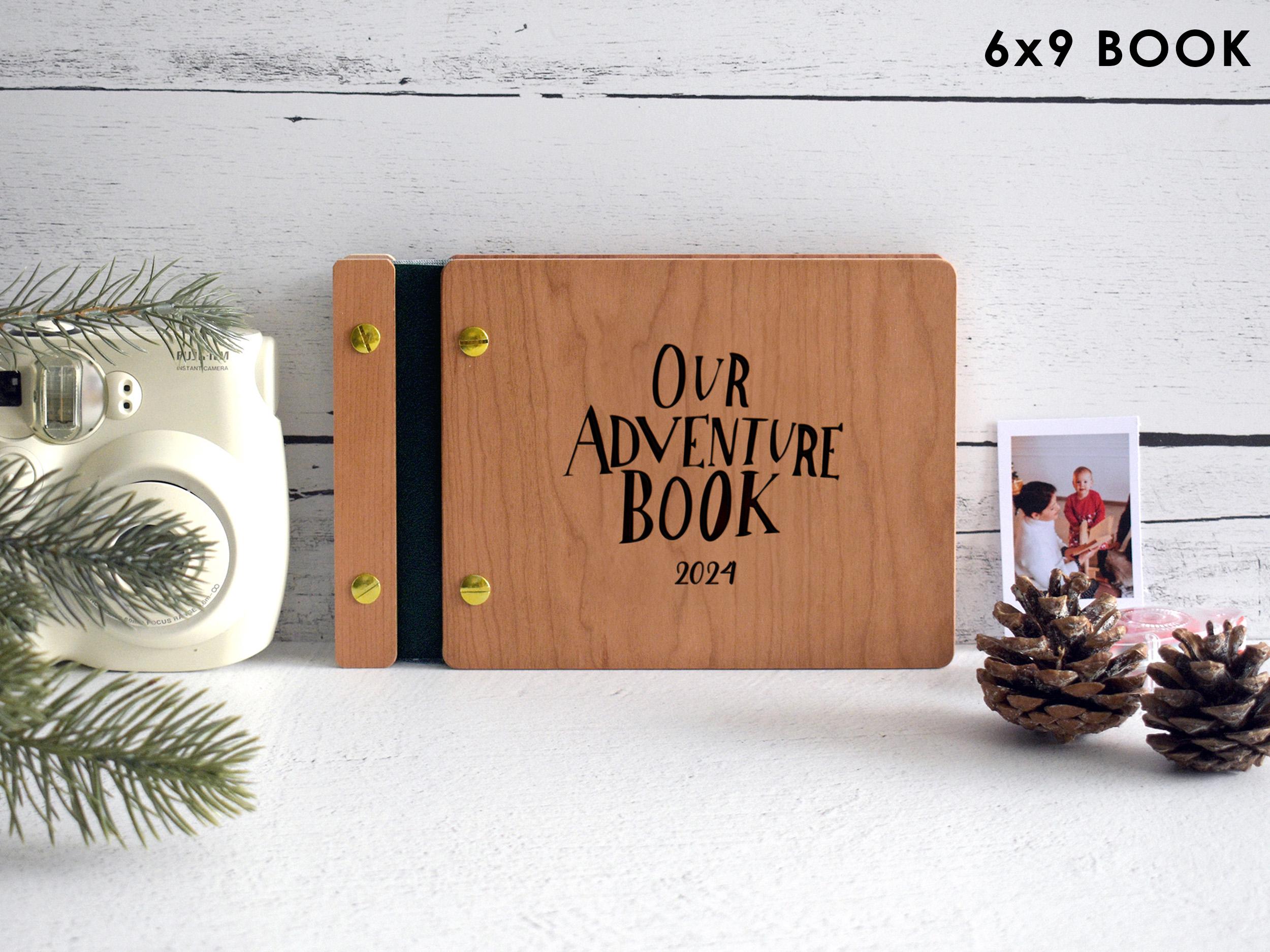 Our Adventures Book Scrapbook Album Travel Scrapbook Gifts for Him Personalized Gifts for Boyfriend Adventure Photo Album Gift for Her