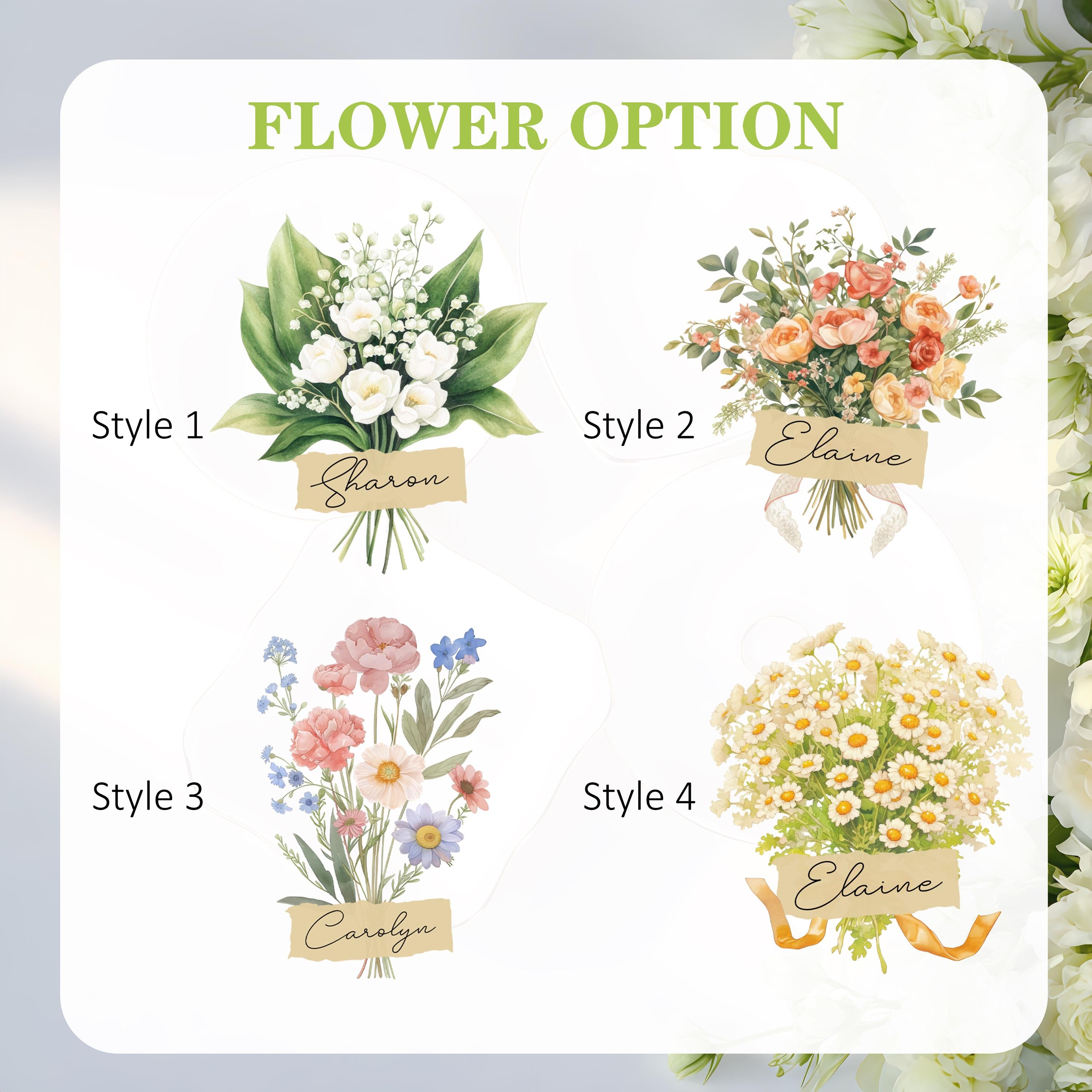 Personalized Flower Bouquet Trinket Dish, Custom Birth Flower Jewelry Dish, Gift for Her, Birth Month Flower, Bridesmaid Gifts, Wedding Gift