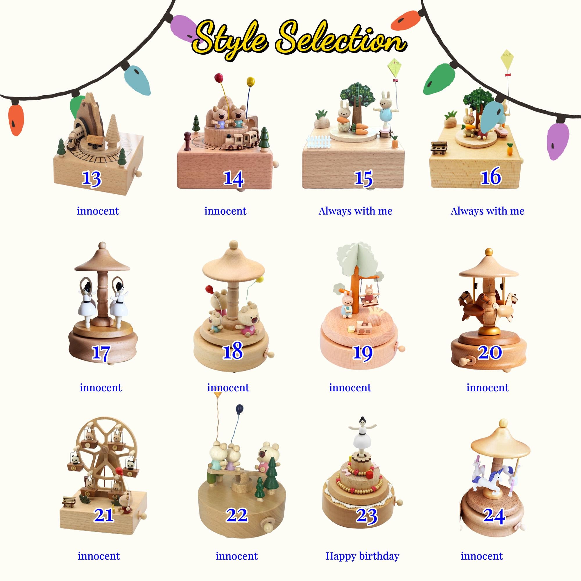 Personalised Wooden Music Box，music Box for Kids，engraved Name Music Box, Baby Shower Gift,nursery Decor, Gift for Kid, Newborn Gift