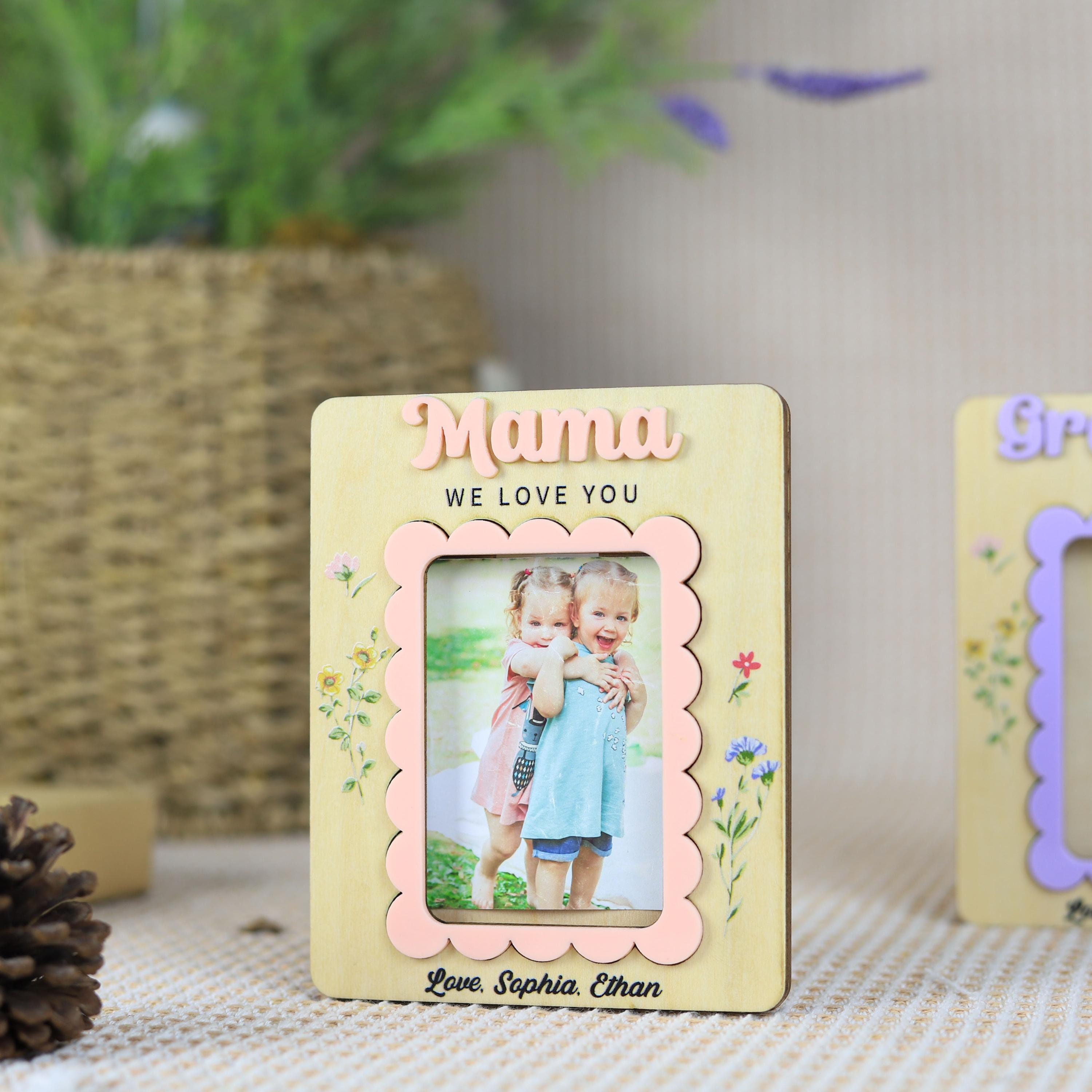 I Love You Photo Magnet _ Perfect Gift Photo Frame _ Gift for Mom _ Grandma _ Mothers Day Picture Frame _ Fridge Magnet _ Birthday Gifts