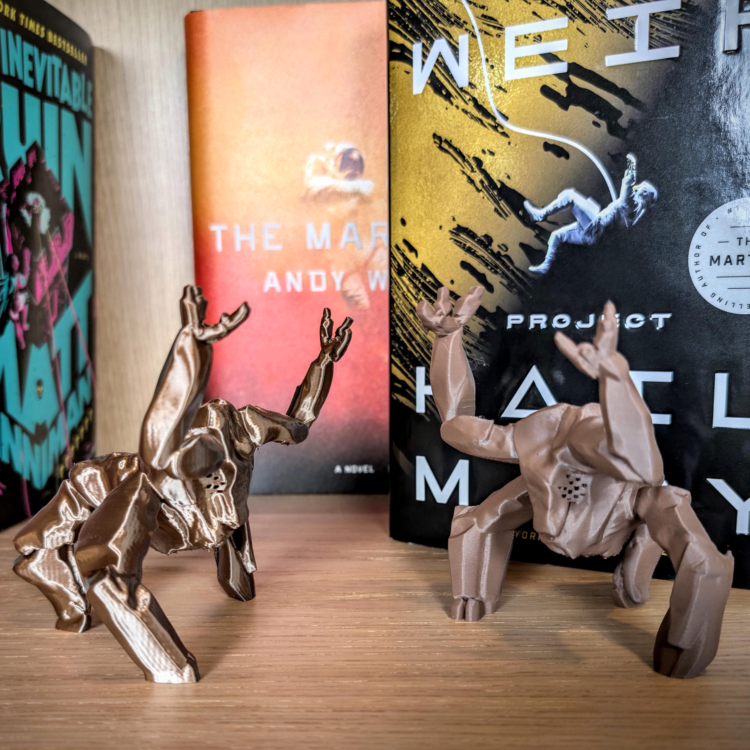 Rocky the Alien Desk Toy, Project Hail Mary Bookshelf Decor, Pen Holder, Sci Fi Alien Companion, Rocky the Eridian, Desk Buddy, Cute Figure