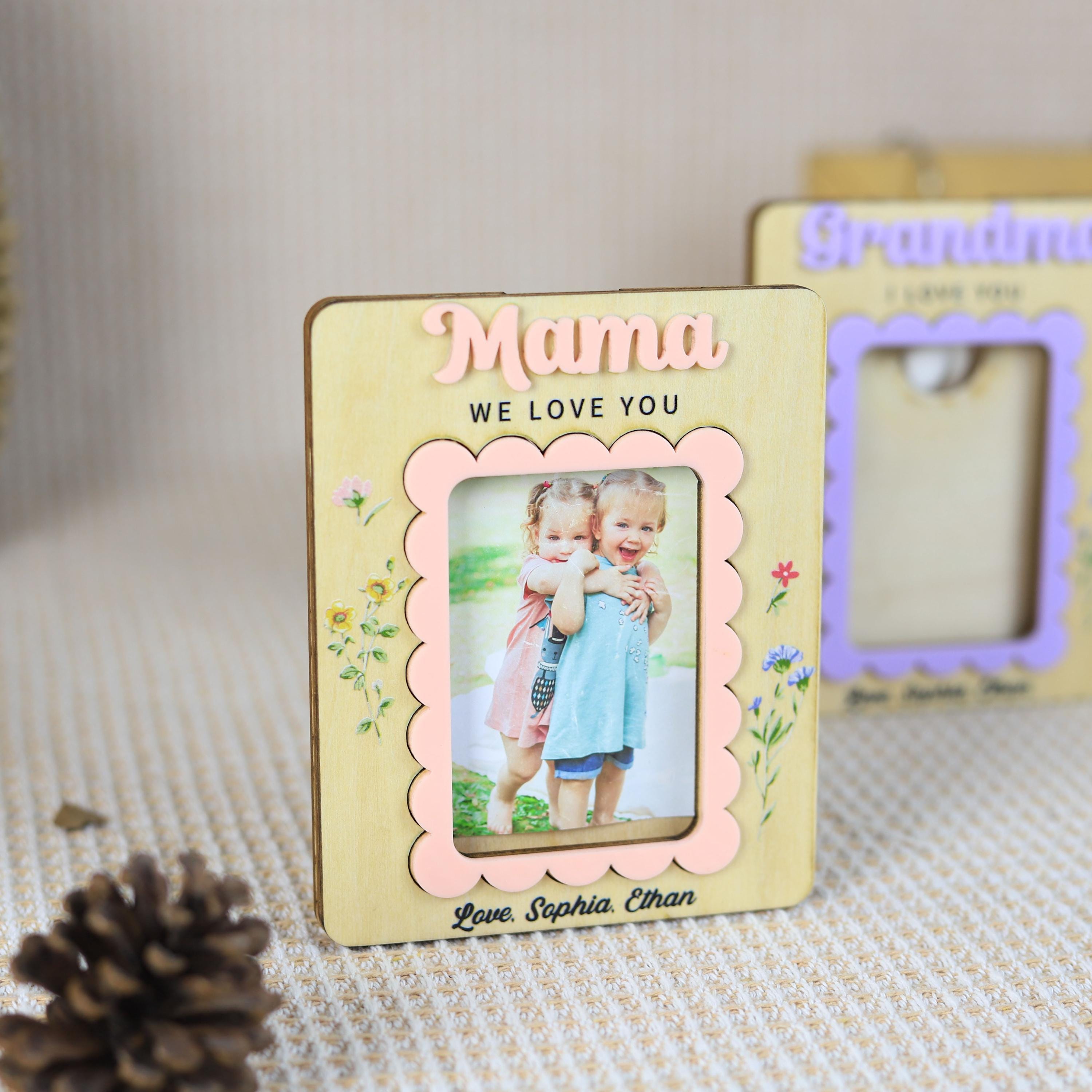 I Love You Photo Magnet _ Perfect Gift Photo Frame _ Gift for Mom _ Grandma _ Mothers Day Picture Frame _ Fridge Magnet _ Birthday Gifts