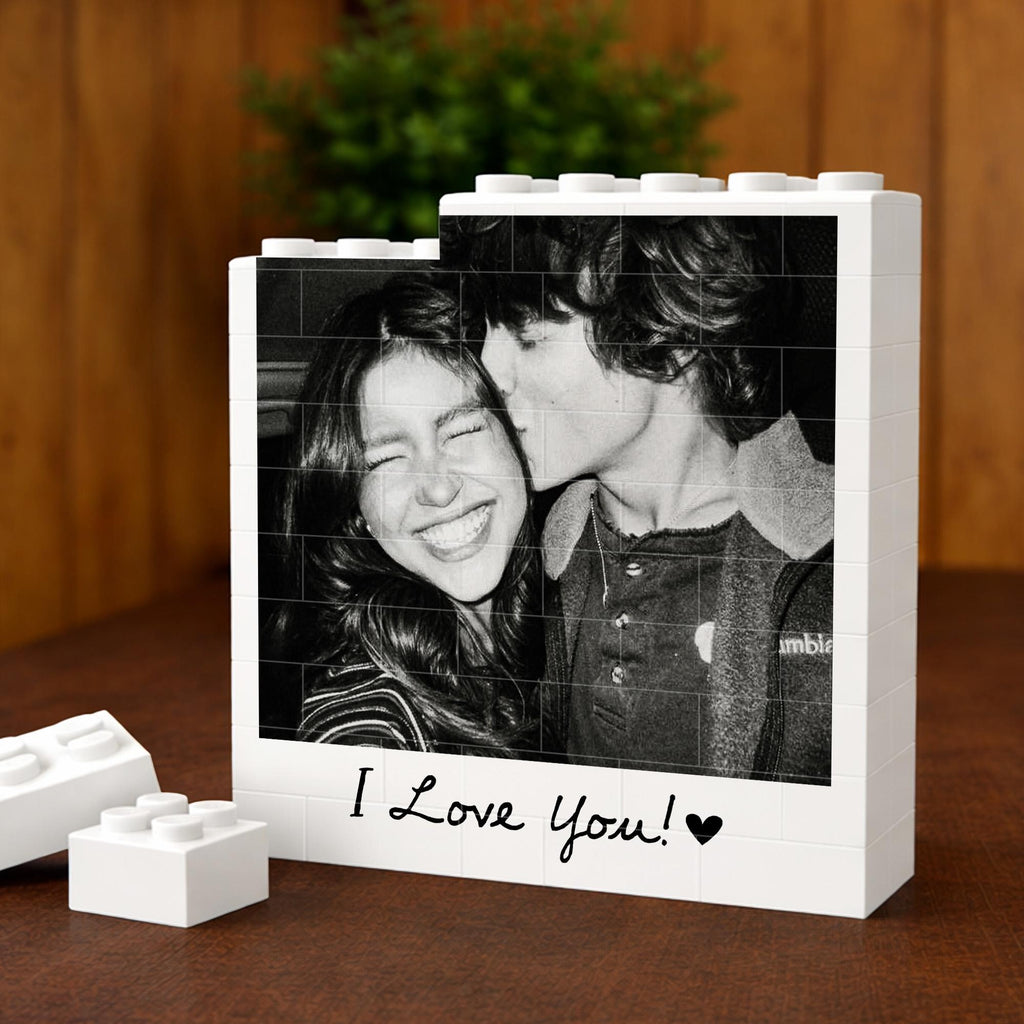 Custom Photo Building Blocks for Couple, Valentines Day Gift for Him, Gamer Boyfriend Valentines Gift, Gamer Husband Gift, Photo Puzzle Gift