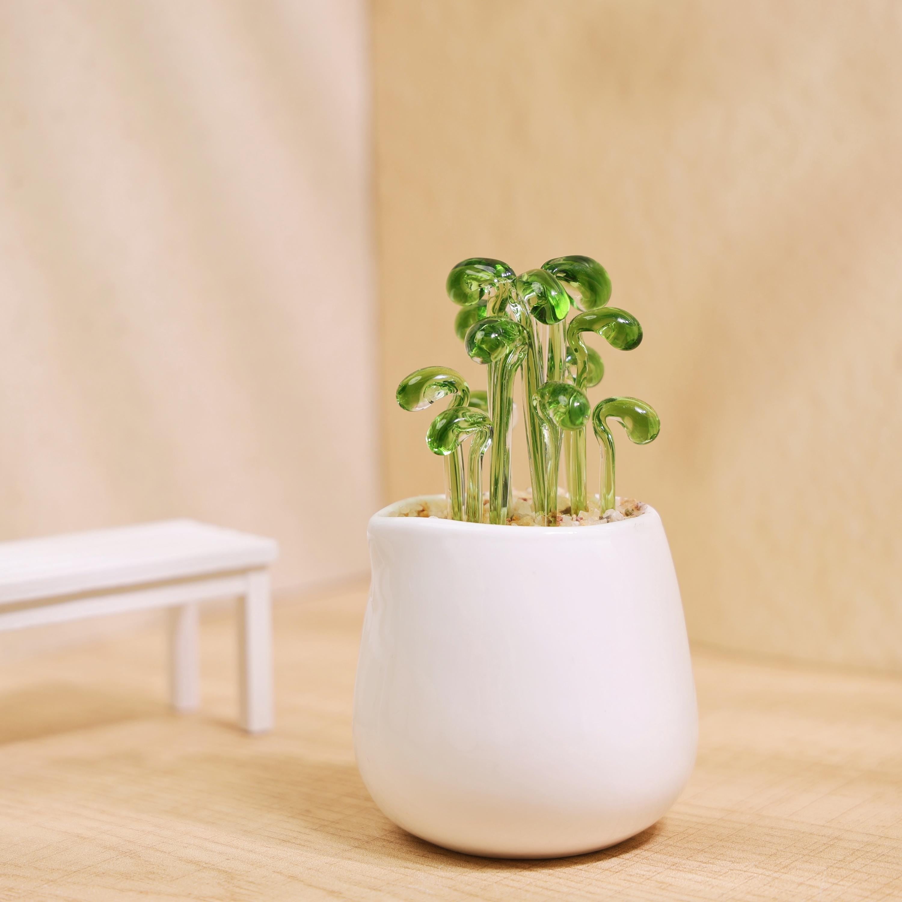 Handmade Glass Cactus and Succulents,glass Potted Plants,glass Lotus Leaf,stained Glass Plants,housewarming Gift,gift for Teacher,home Decor