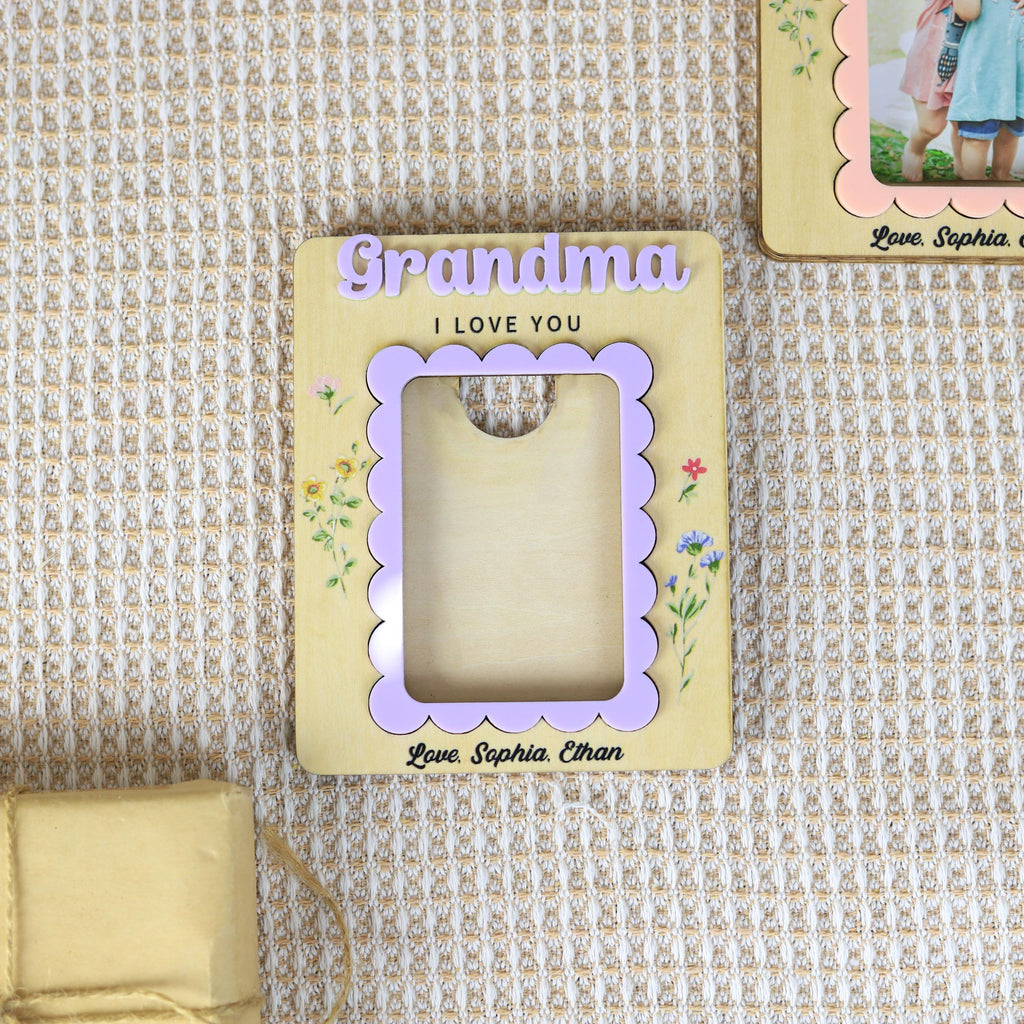 I Love You Photo Magnet _ Perfect Gift Photo Frame _ Gift for Mom _ Grandma _ Mothers Day Picture Frame _ Fridge Magnet _ Birthday Gifts