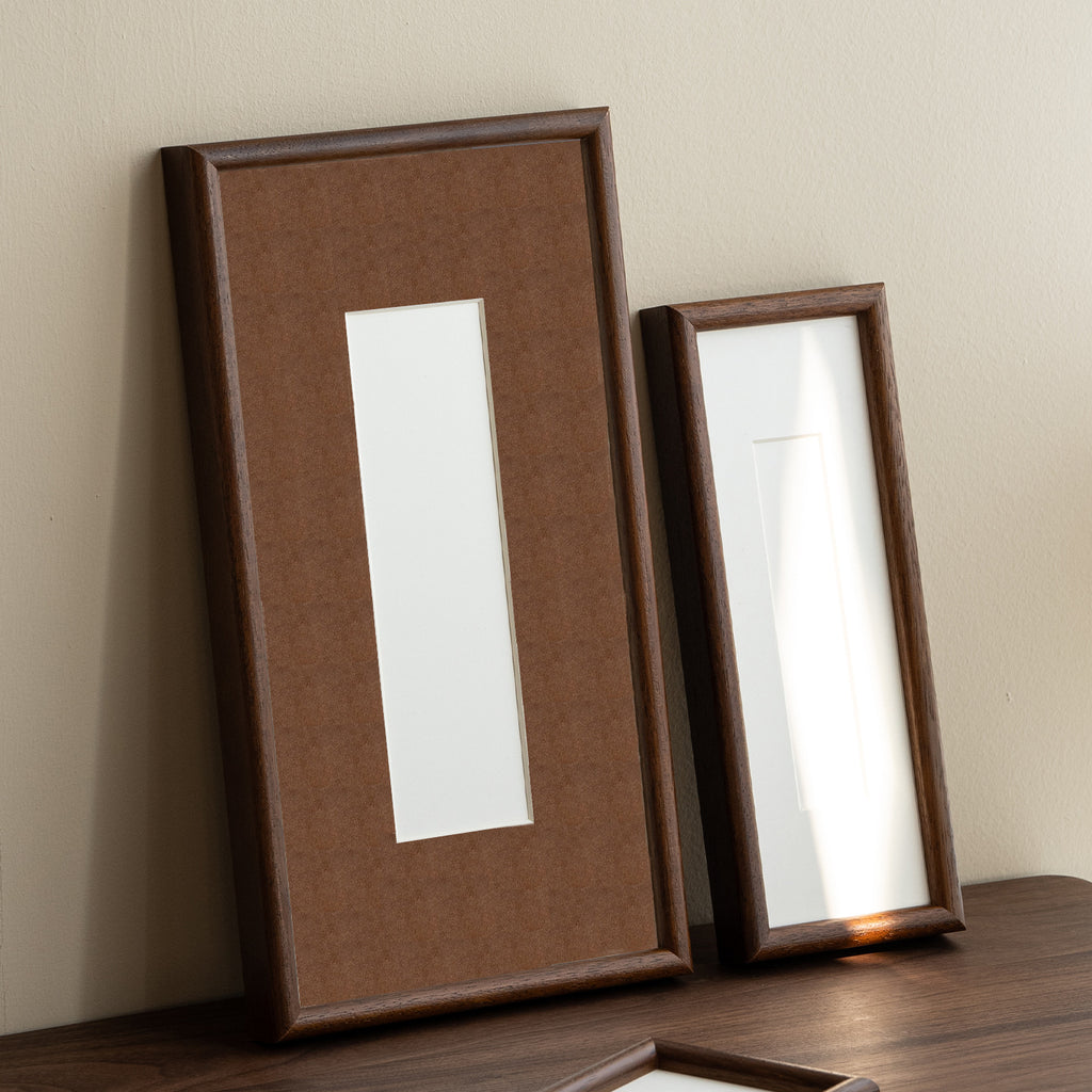 Narrow Long Picture Frame, Blank Calligraphy & Photo Frame, Modern Minimalist Wall Decoration Gift