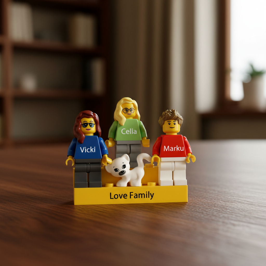 Custom Building Block Figurine Set | Personalized Couple Mini Figures | Valentine's, Wedding, Anniversary Gift