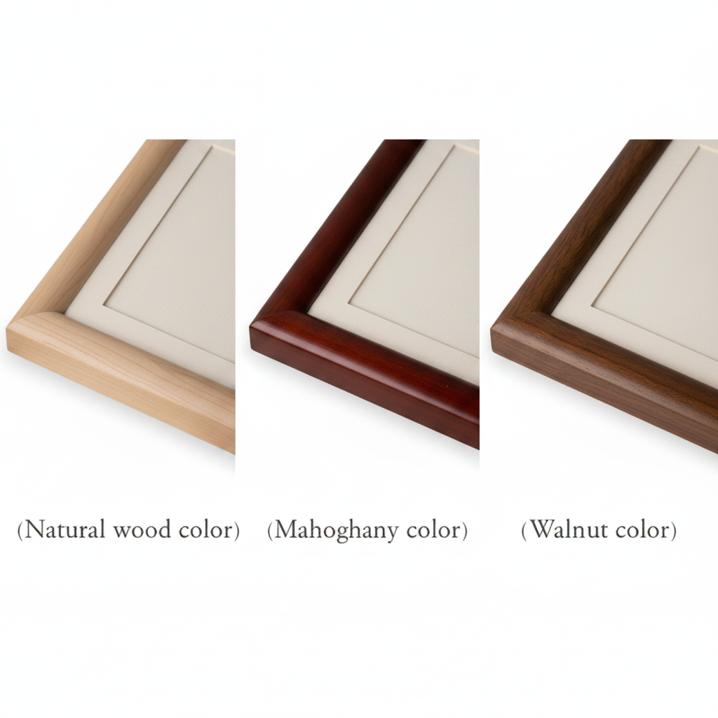Wooden Picture Frame 10x10 Inches, Multi Color Frame, Picture Frame with Mat Center Custom Opening Size 2x3 4x6 5x7, Gift Decor