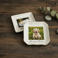 Personalized Photo Trinket Dish, Ceramic Trinket Tray for Best Friend, Custom Jewelry Ring Dish, Wedding Gift, Bridesmaid Proposal
