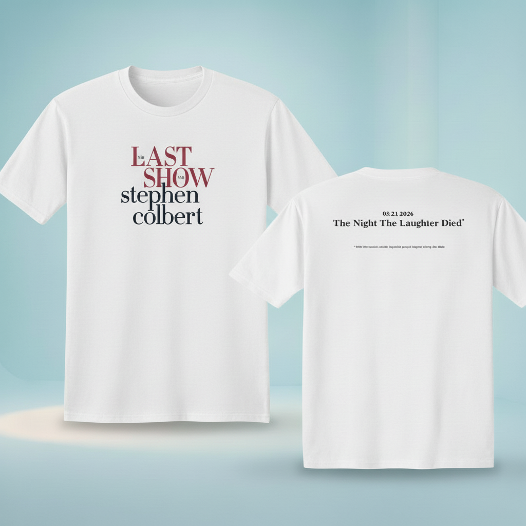 The Late Show 2026 T-Shirt, The Late Show with Stephen Colbert Parody Tee, Comedy Gift Shirt