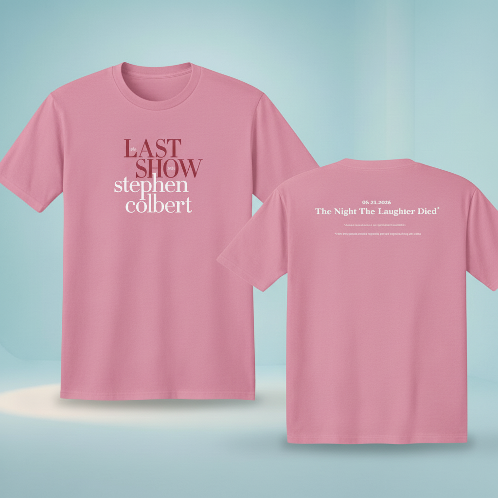 The Late Show 2026 T-Shirt, The Late Show with Stephen Colbert Parody Tee, Comedy Gift Shirt