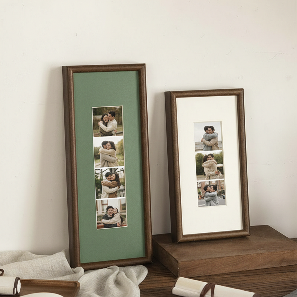 Narrow Long Picture Frame, Blank Calligraphy & Photo Frame, Modern Minimalist Wall Decoration Gift