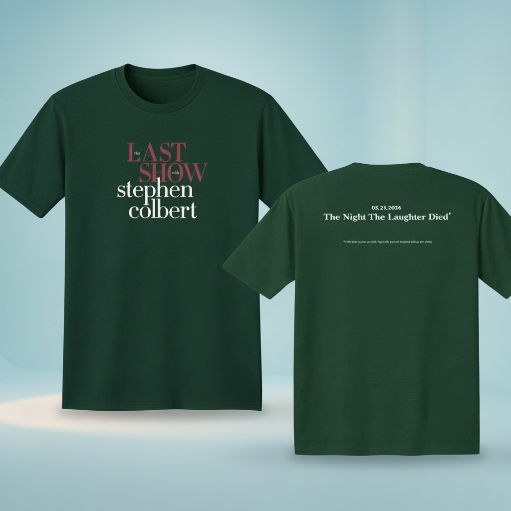 The Late Show 2026 T-Shirt, The Late Show with Stephen Colbert Parody Tee, Comedy Gift Shirt