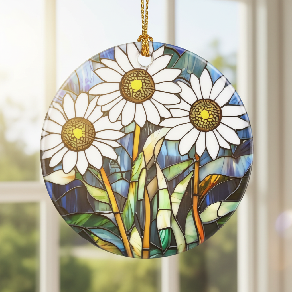 Birth Flower Christmas Ornament, Christmas Tree Ornaments, Keepsake Ornaments, Holiday Decor, Holiday