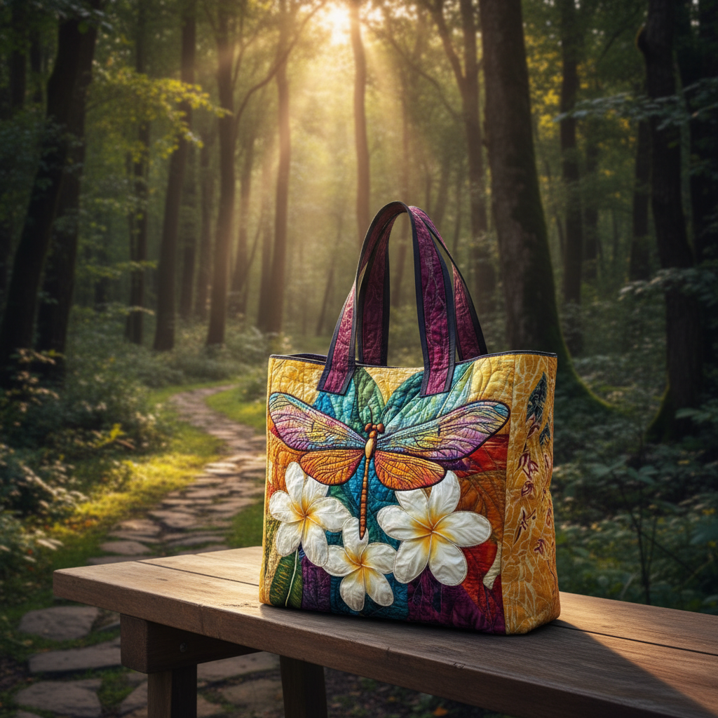 Butterfly Shoulder Bag, 3D All Over Printed Quilted Tote Bag, Cute Butterfly Bag, Handmade Patchwork Tote, Gift for Butterfly Lovers