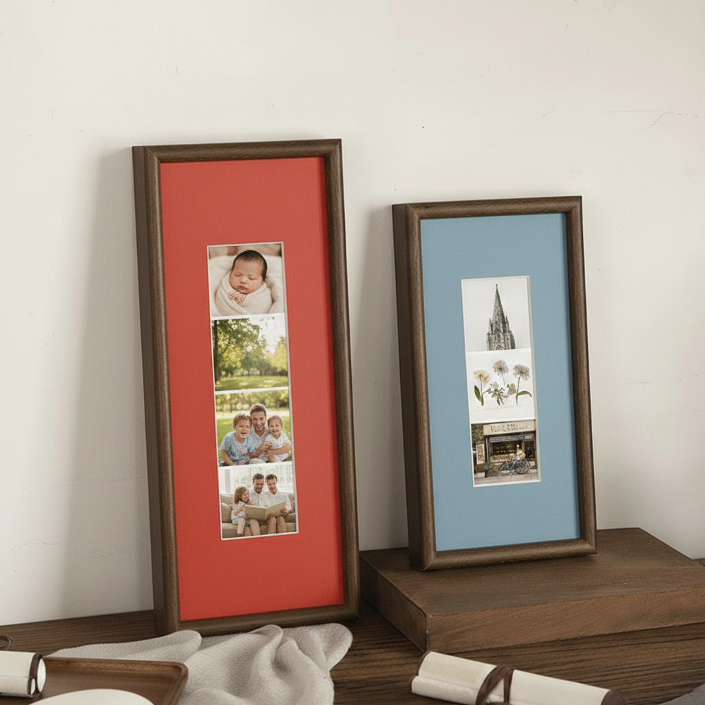 Solid Wood Calligraphy Frame, Wall-Mounted Custom Art Frame for Calligraphy, Paintings & Puzzle Artwork