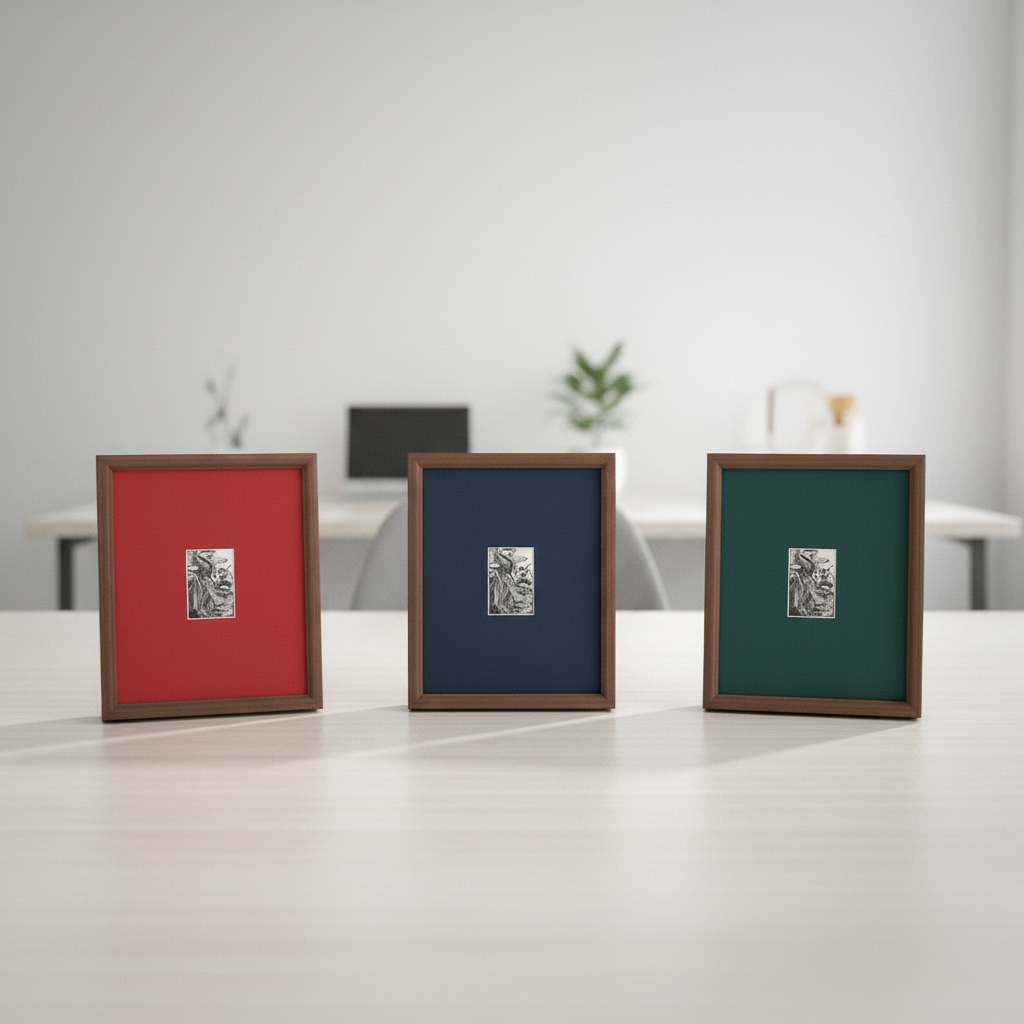 10x10 Inches Wooden Picture Frame, Multi Color Frame, Picture Frame with Mat Center, Custom Opening Size 2x3 4x6 5x7, Natural Wood Decor
