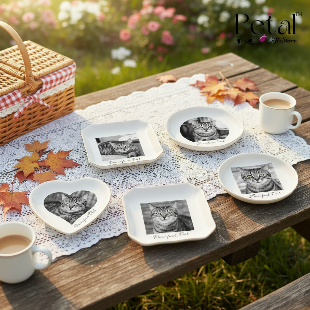 Personalised Photo Trinket Dish: Custom Jewelry Ring Dish, Wedding Gift, Bridesmaid Proposal, Trinket Tray for Best Friend, Bestie