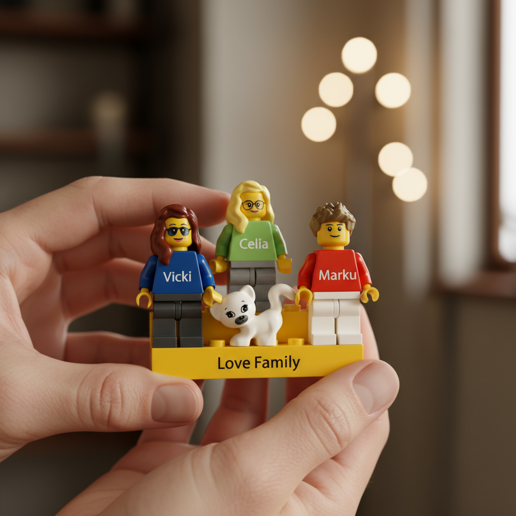 Custom Building Block Figurine Set | Personalized Couple Mini Figures | Valentine's, Wedding, Anniversary Gift