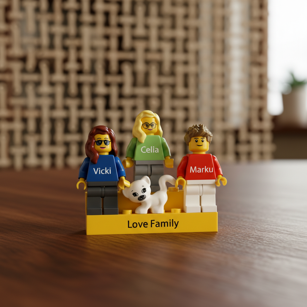 Custom Building Block Figurine Set | Personalized Couple Mini Figures | Valentine's, Wedding, Anniversary Gift