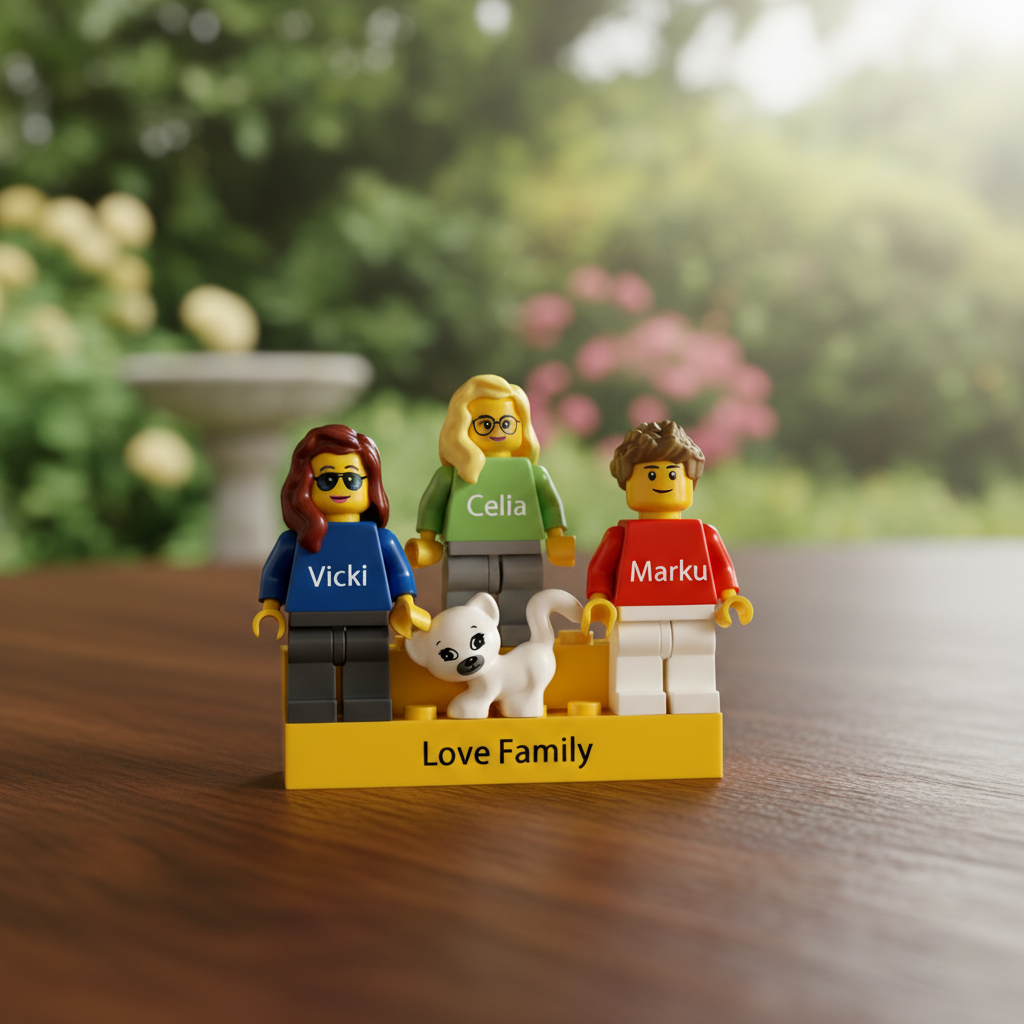 Custom Building Block Figurine Set | Personalized Couple Mini Figures | Valentine's, Wedding, Anniversary Gift