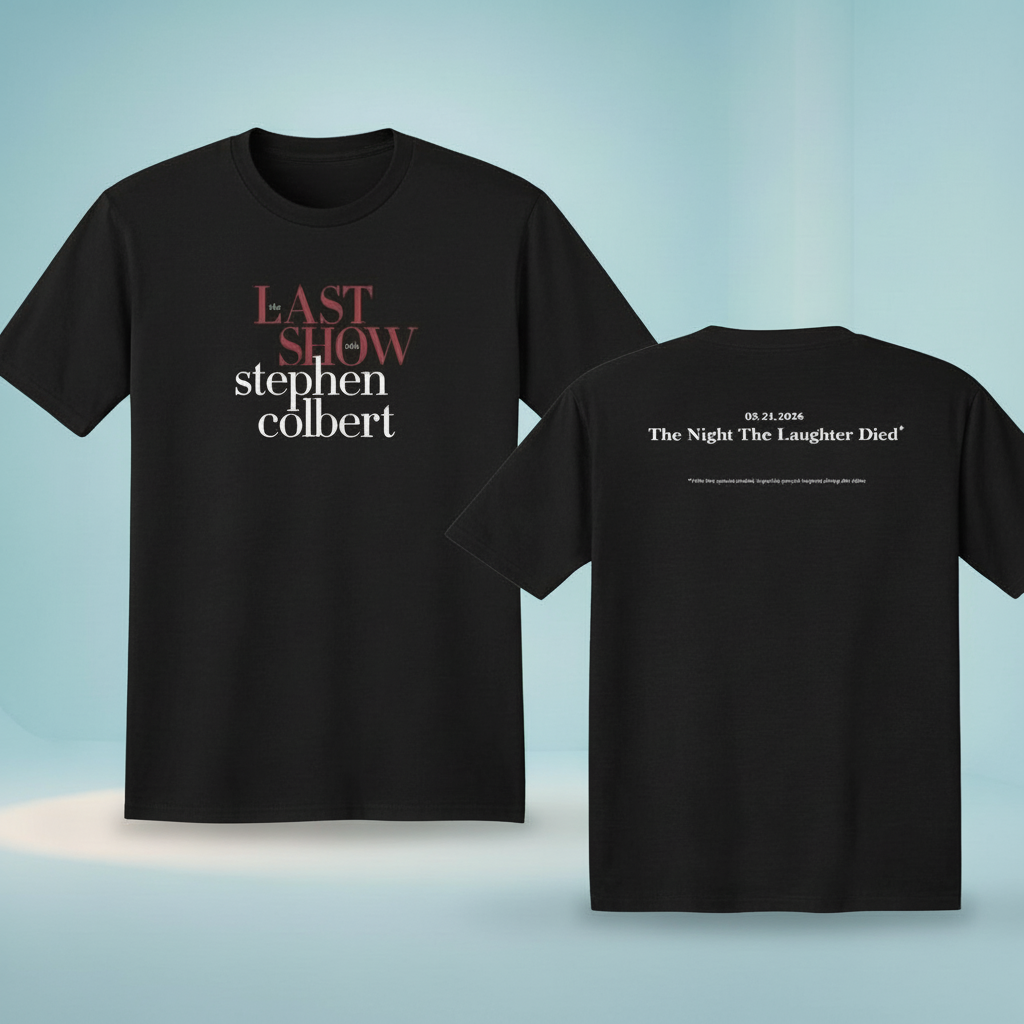 The Late Show with Stephen Colbert 2026 Shirt, Stephen Colbert Last Night Comedy Fan T-Shirt