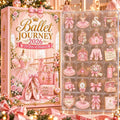 Ballet Advent Calendar 2026, 24 Days Blind Box with 2D Flat Acrylic Ornament Charms, Moonlit Swan Lake Ballet Christmas Countdown Gift