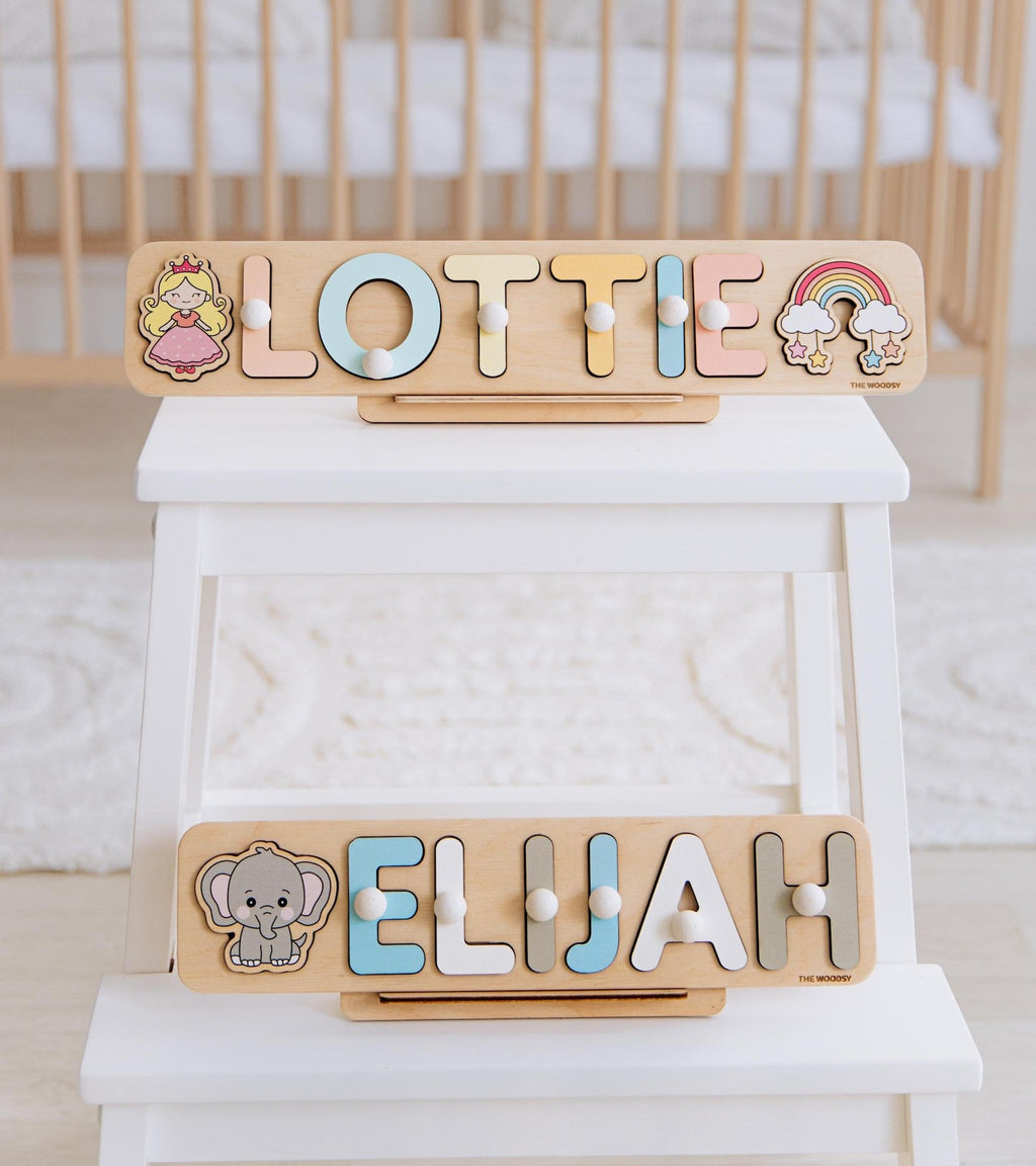 1st Birthday Gift. Personalized Name Puzzle. Custom Gift for Kids. Educational Toys. Wooden Baby Girl Gift. Baby Shower Gift. Baby Boy Gift.