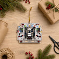 Personalized EMT Wooden Ornament, 2D Flat Paramedic Christmas Ornament, Custom Ambulance Ornament, First Responder Gift, EMT Keepsake	COPETAL18