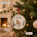 Personalized Baby First Christmas Ornament 2026, Custom Photo Wooden Ornament, Newborn Keepsake, Baby Boy Girl Christmas Gift	COPETAL27
