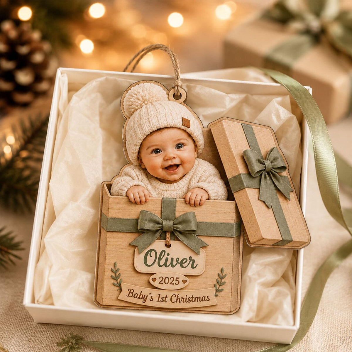 Personalized Engagement Ornament 2026, Custom Couple Names and Date, Wooden Heart Keepsake, Proposal Gift for Newly Engaged Couple	COPETAL28 (Copy)