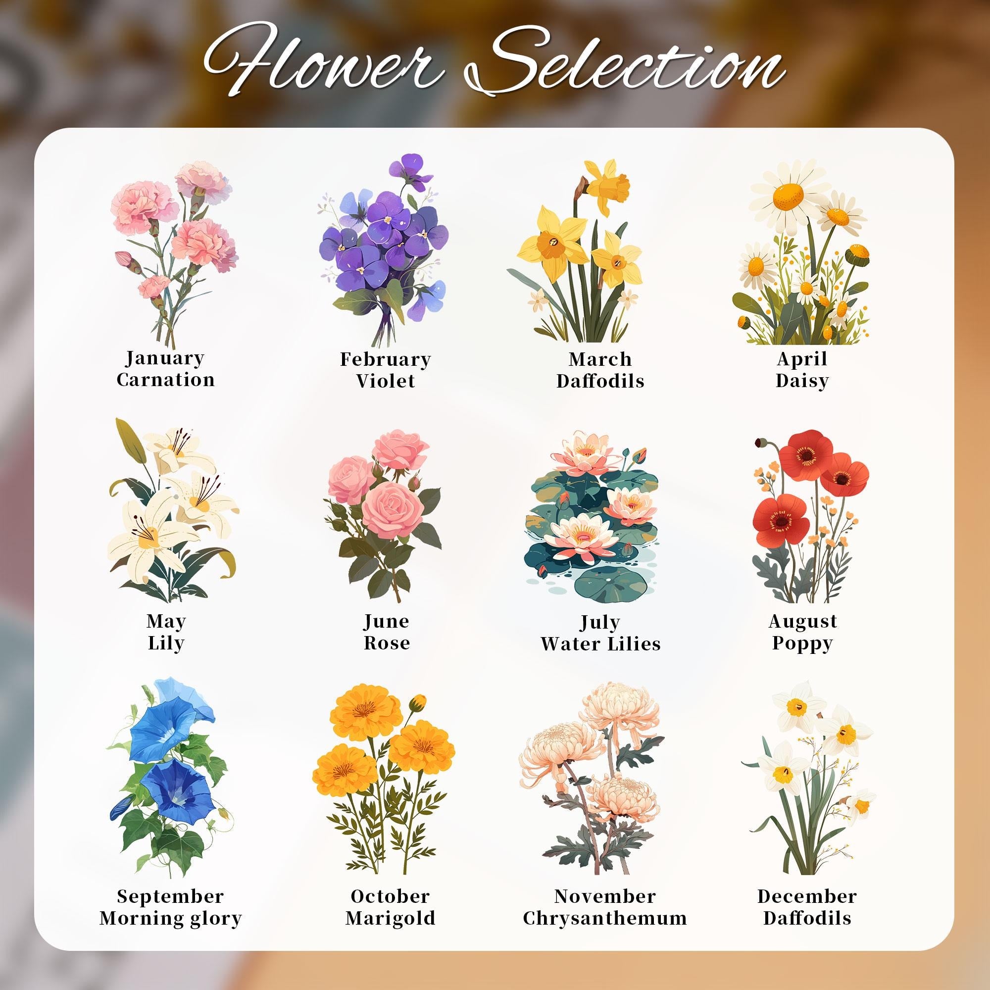 Leather bookmark With Birth Flower, Personalized Leather Magnetic Bookmark, Custom Name Bookmark, Birthday Gift For Book Lovers