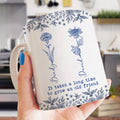Personalized Birth Flower Mug, Friendship Gifts, Best Friend Gifts For Women, It Takes A Long Time To Grow An Old Friend, BFF Gifts, Bestie Gifts, Friend Birthday Gifts