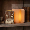 Custom Name Fantasy Dragons Light Folding Magnetic Table Lamp, Personalized Book Lamp Reading Book Lover, Bookworm Gift, Lighting Bedroom